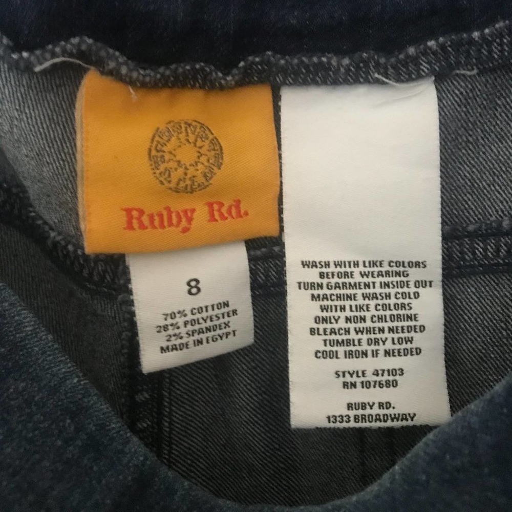 Ruby Rd Size 8 Jeggings - Picture 3 of 3